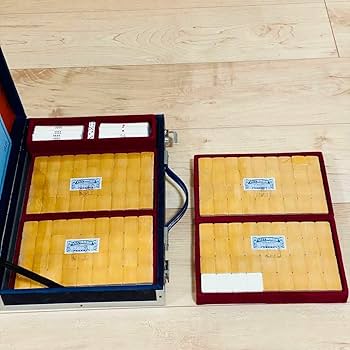 Amazon | 藝夢堂 最高級 本手彫牌 麻雀牌 背竹牌 トランプ証紙付