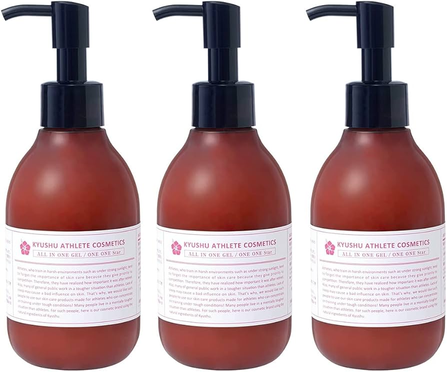 Amazon.co.jp: オールインワンジェル ONE ONE Star 200g 3本 ポンプ