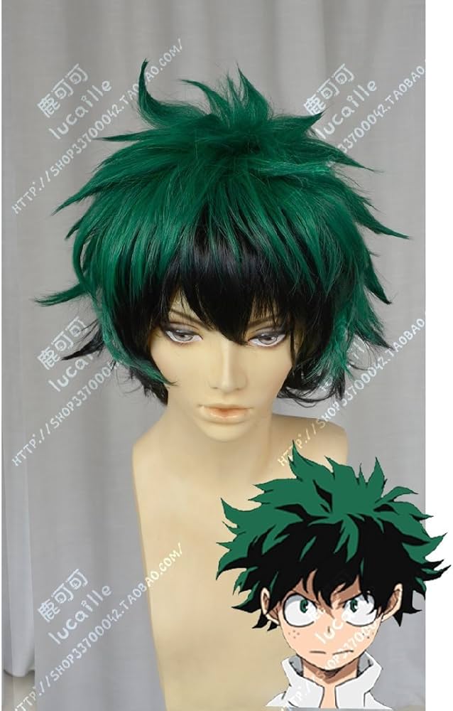 Amazon.co.jp: 耐熱コスプレウィッグ 僕のヒーローアカデミア 緑谷 出
