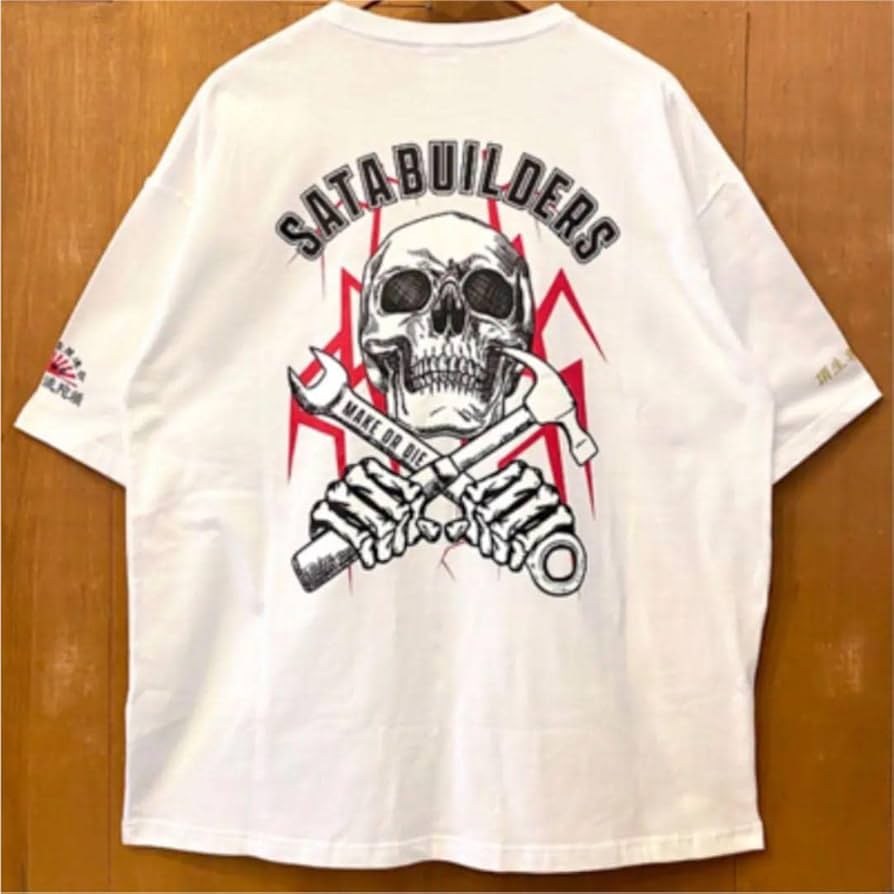 Amazon.co.jp: 佐田ビルダーズ Tシャツ ホワイト XLサイズ chop top