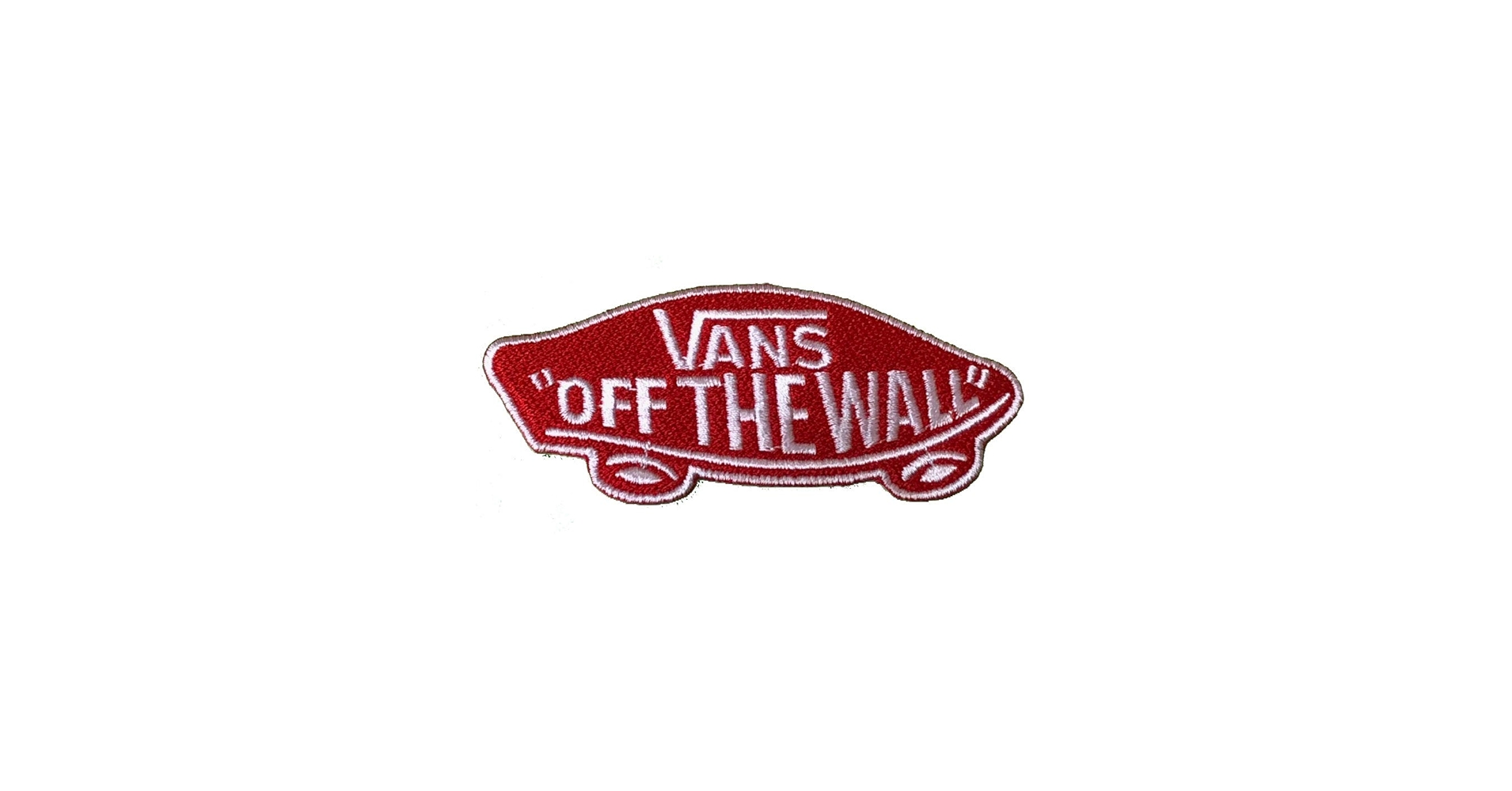Amazon.co.jp: VANS アイロンワッペン 赤 バンズ : ホビー