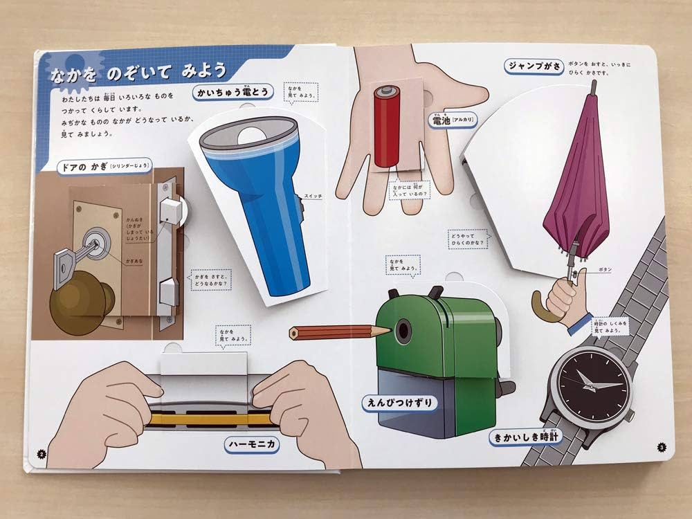 きかいのしくみ図鑑 (めくって学べる) | 小峯龍男 |本 | 通販 | Amazon