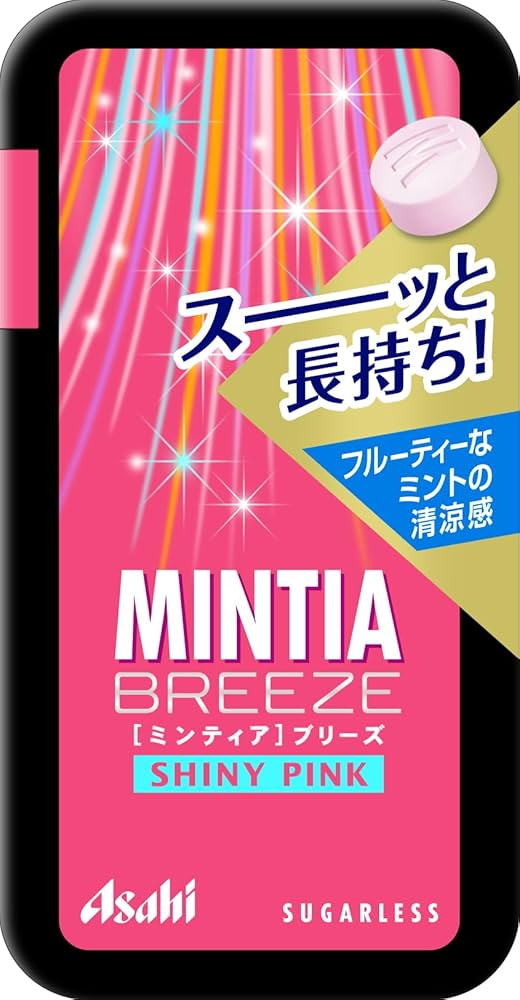 Amazon | アサヒGS ミンティアブリーズ シャイニーピンク 30粒(22g)×8