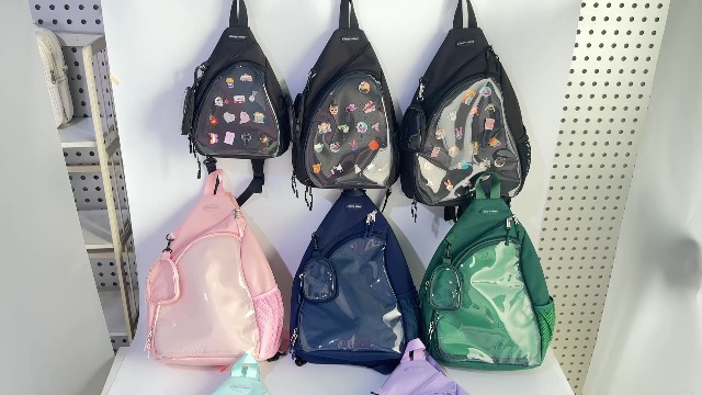 Amazon.com | CHERRY SAUCE Oxford Ita Bag Kawaii Pin Display Chest