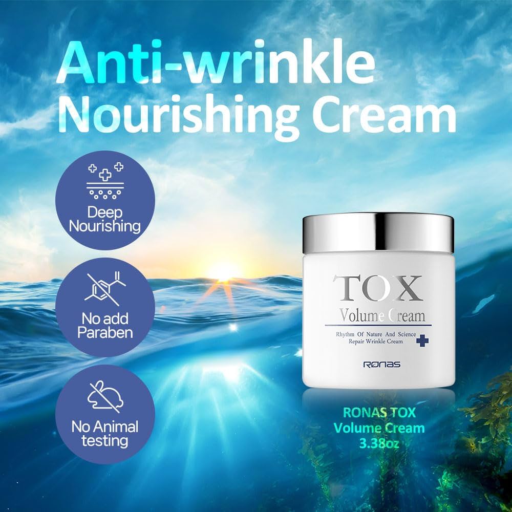 Ronas TOX Volume Cream 3.38oz. Improvement of fine wrinkles. : Buy