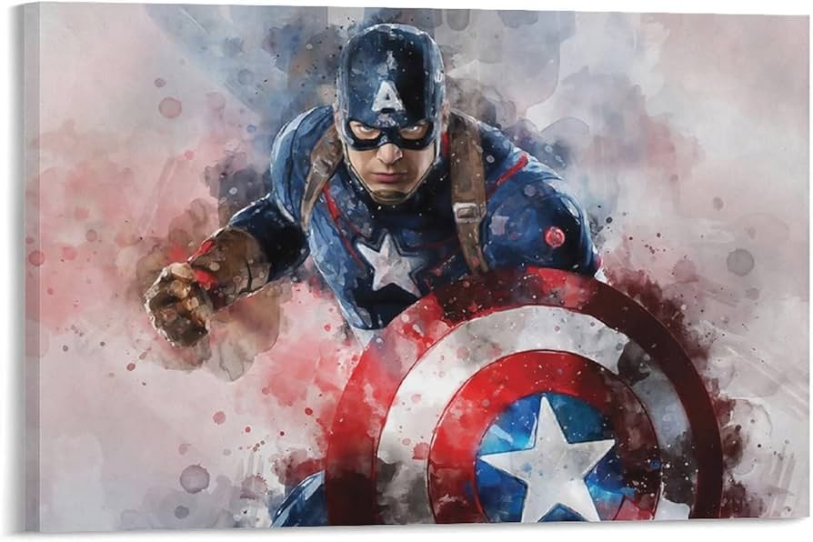 Amazon.co.jp: キャプテンアメリカ ポスター 映画 ポスター アート