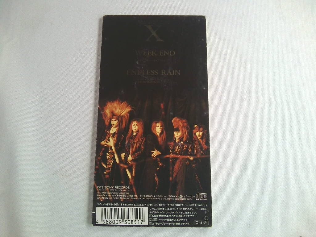 Amazon.co.jp: 【CD】 X JAPAN◇WEEKEND/ENDLESS RAIN ／ 8cm シングル