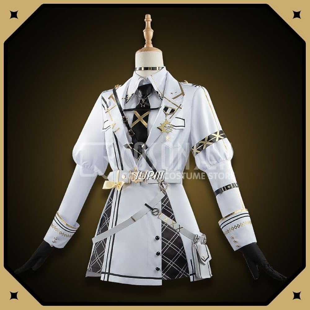 Amazon.co.jp: [YOkima] Vtuber 星川サラ 白軍服 新衣装 コスプレ衣装