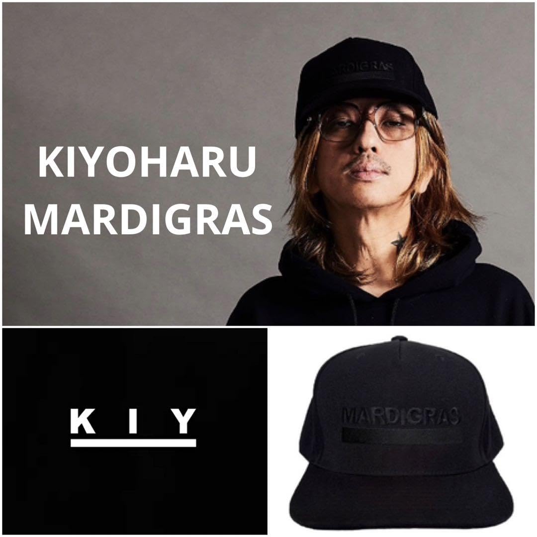 Amazon.co.jp: □ 清春 MARDIGRAS フラットバイザーキャップ 黒夢