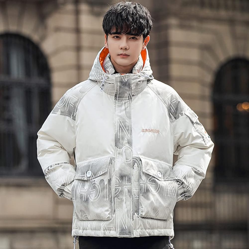 Amazon.co.jp: [murfeko] ダウンジャケット メンズ 極暖 ダウンコート