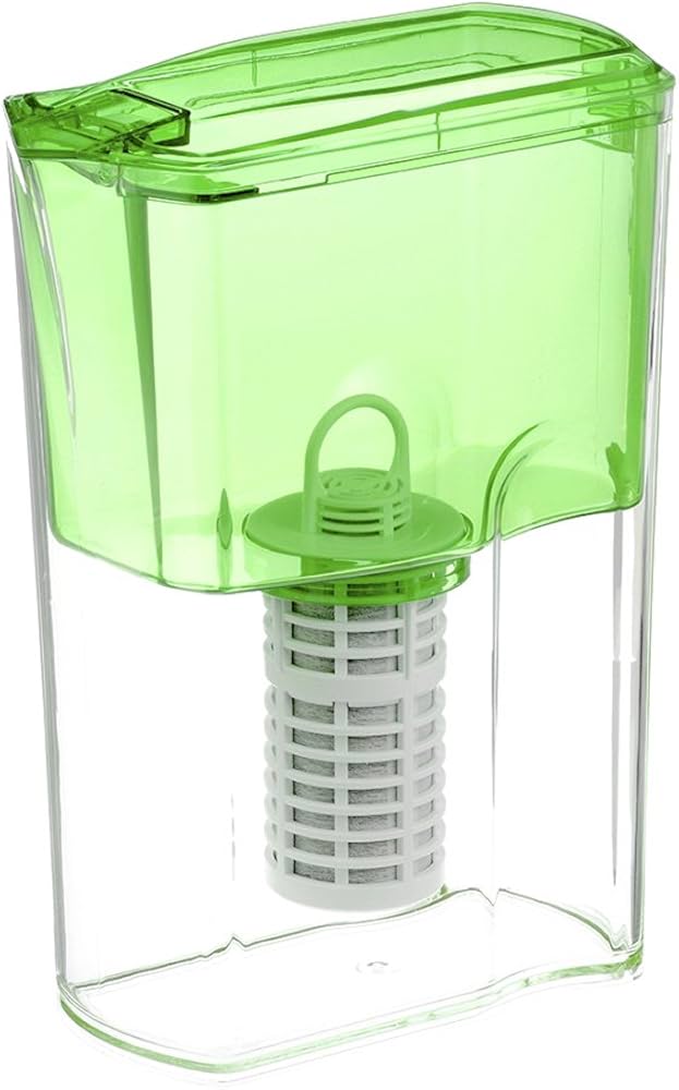 Amazon | ガイアの水135 ポット型浄水器（カートリッジ付） (グリーン