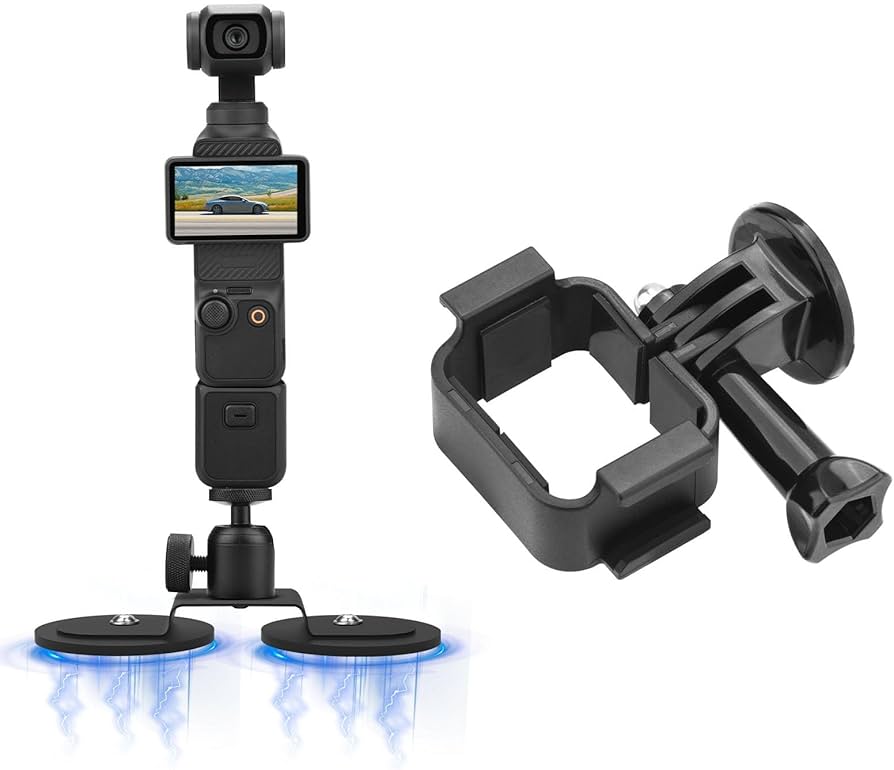 Amazon.com: BRDRC Pocket 3 Extension Adapter, Dual Cold Shoe Mount