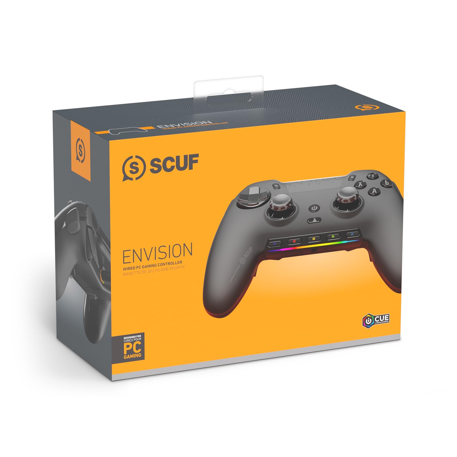 Amazon.co.jp: SCUF ENVISION 有線PCゲームコントローラー - 5つの
