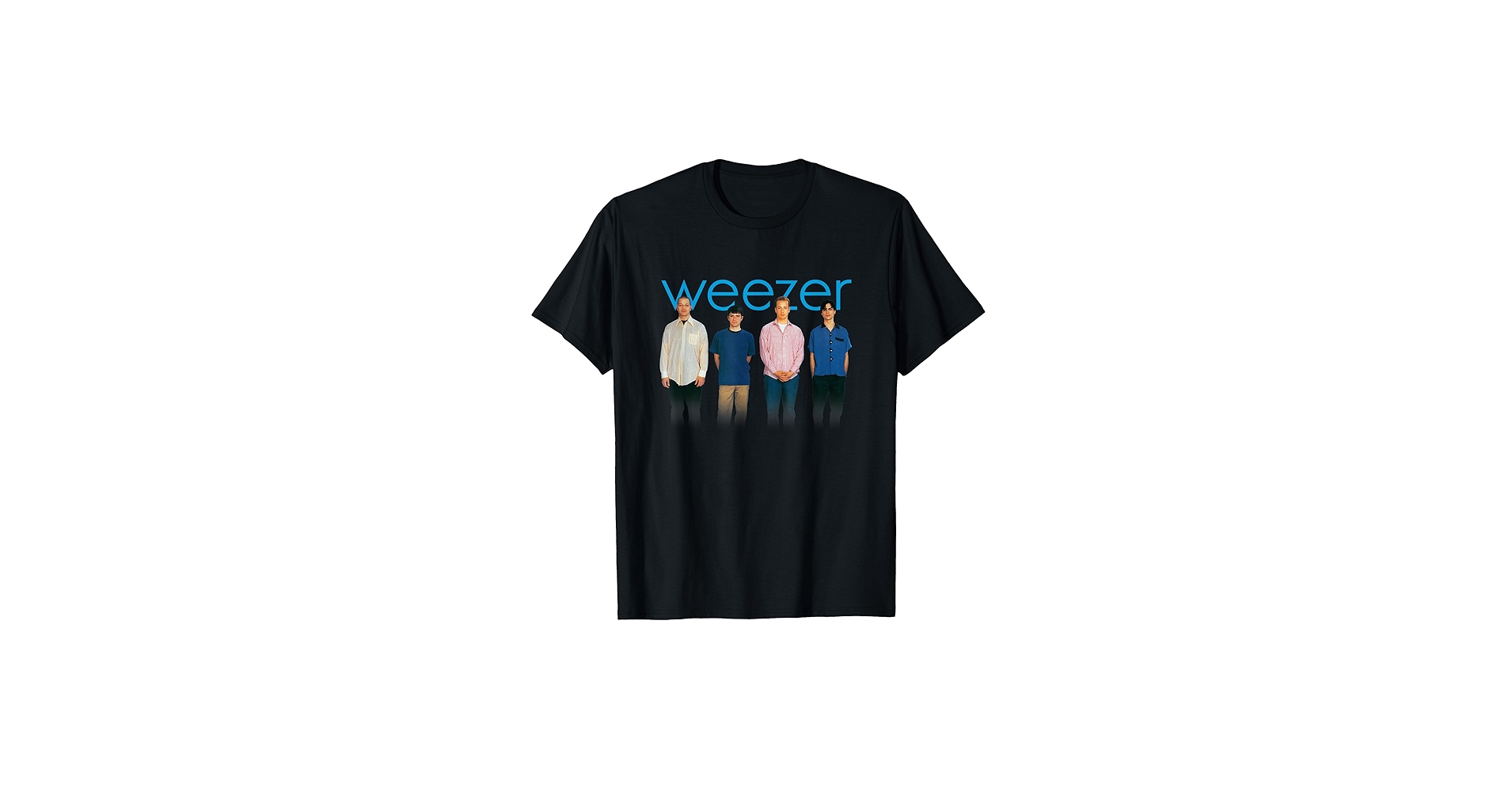 Amazon.com: Weezer - Blue Album T-Shirt : Clothing, Shoes & Jewelry