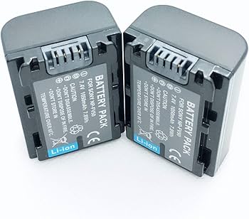Amazon.com : Rechargeable Battery 2 Pack for Sony HDR-CX350 HDR