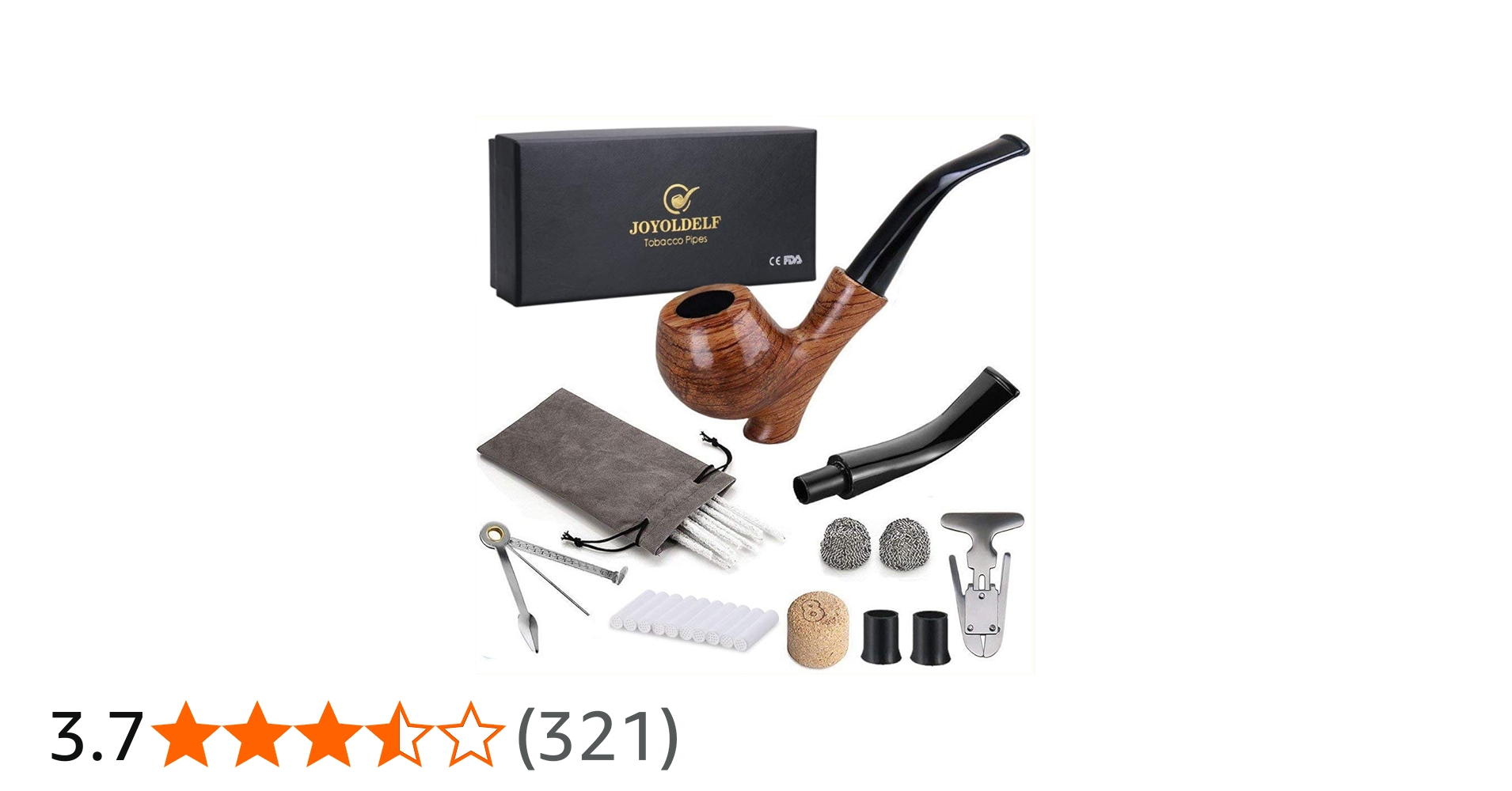 Amazon | Joyoldelf 喫煙パイプ 喫煙具セット タバコパイプ 煙管