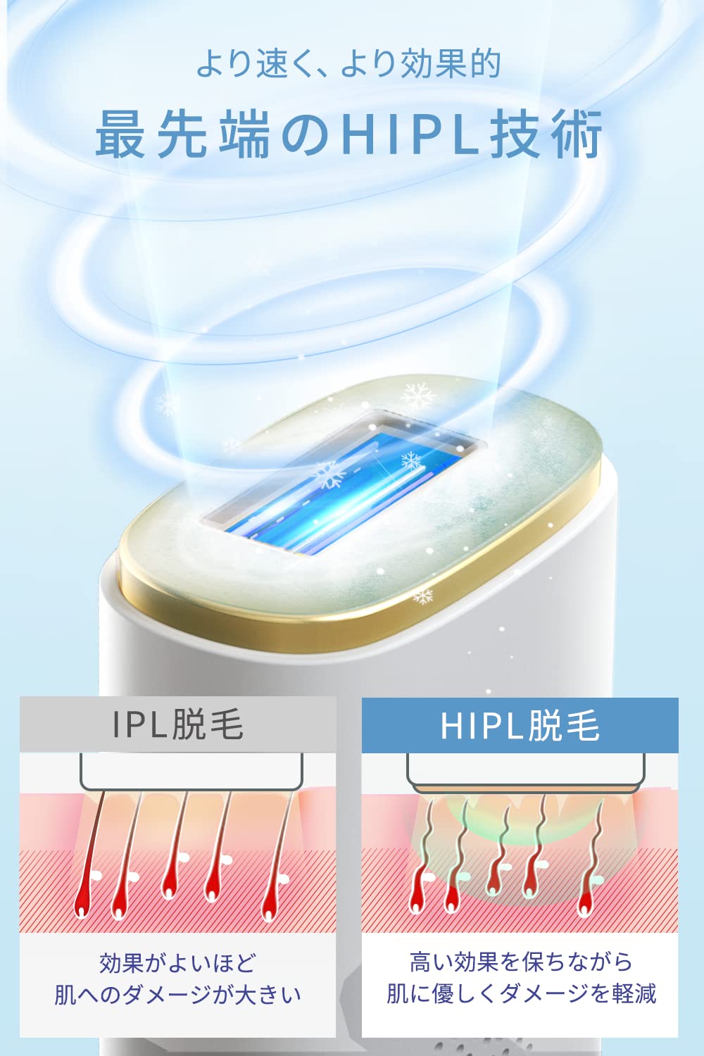 Amazon | TAKUYO 脱毛器 【新設計】 低温サファイア冷却 速い 痛くない