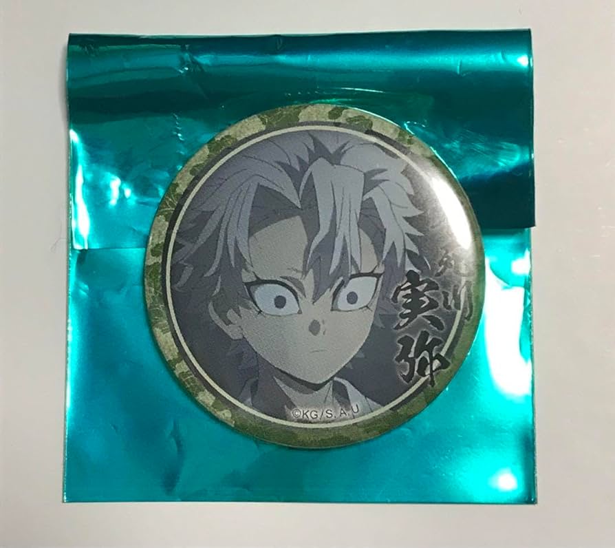 鬼滅の刃 刀鍛冶の里編 絵巻 終ノ巻 箔押し57mm 缶バッジB 不死川実弥