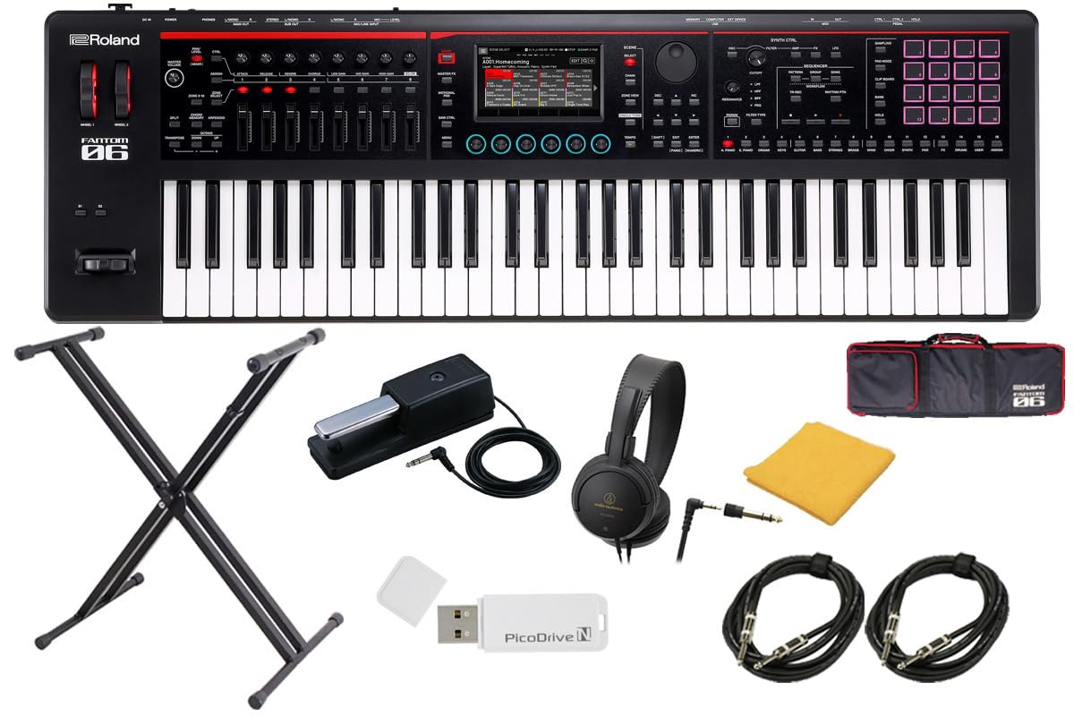 Amazon | Roland ローランド/FANTOM-06【スタートセット！】61鍵盤 多