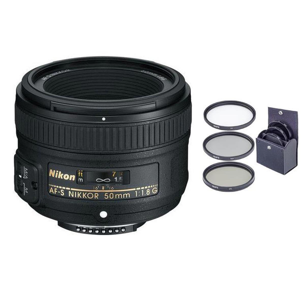 Amazon.com : Nikon 50mm f/1.8G AF-S NIKKOR Lens with ProOptic 58mm