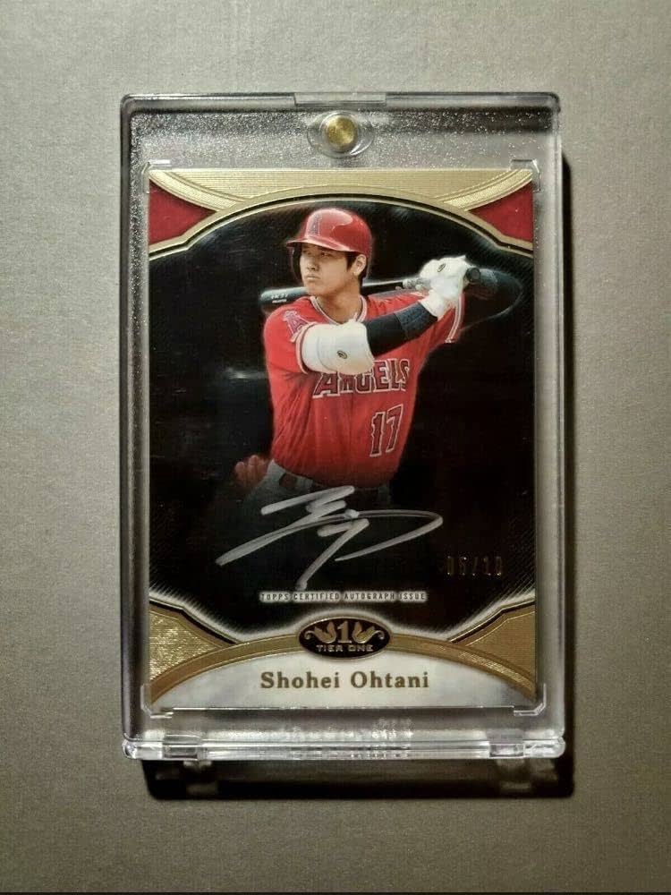 大谷翔平プリントサインカード、西地区優勝カード 大谷翔平プリント