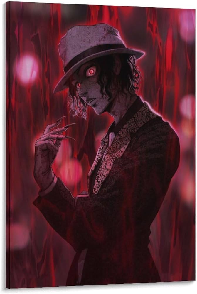 Amazon.co.jp: アニメ鬼舞辻無惨ポスター 1 キャンバスアートポスター