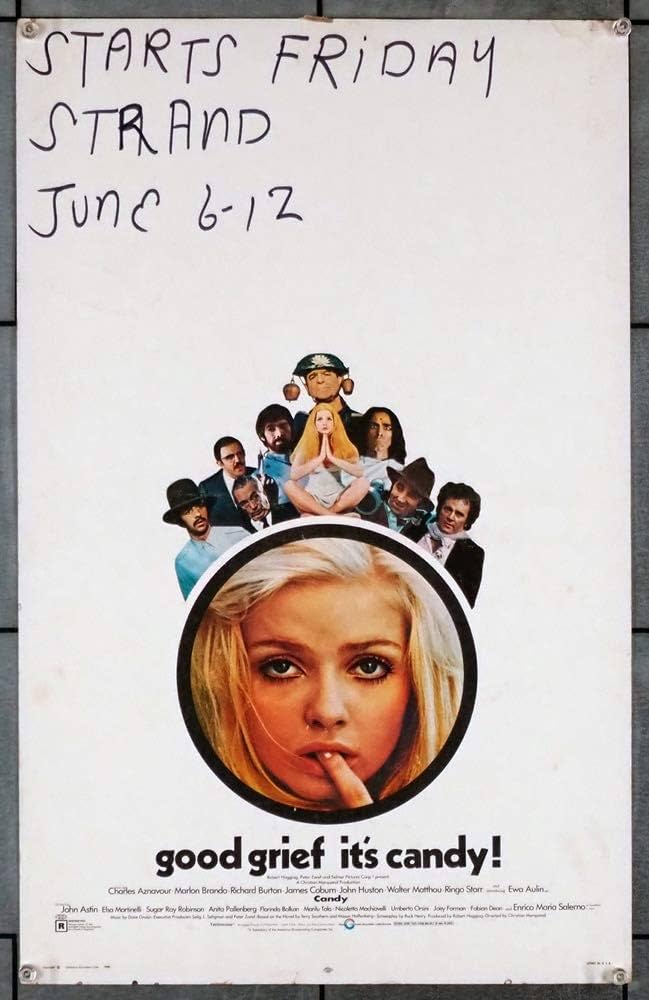 Candy (1968) Original Window Card (14x22) Movie Poster EWA AULIN