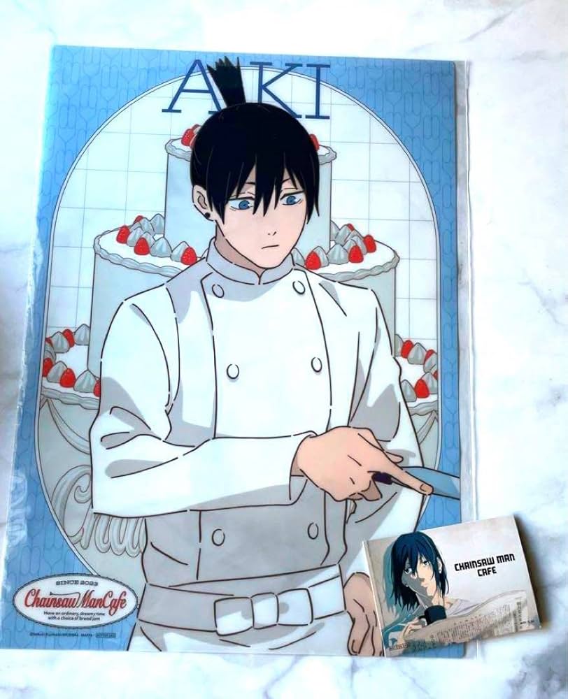 Amazon.co.jp: チェンソーマンカフェ 早川アキ B4クリアポスター