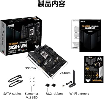 Amazon | ASUS TUF GAMING B650-E WIFI AMD Ryzen 7000 シリーズ AM5