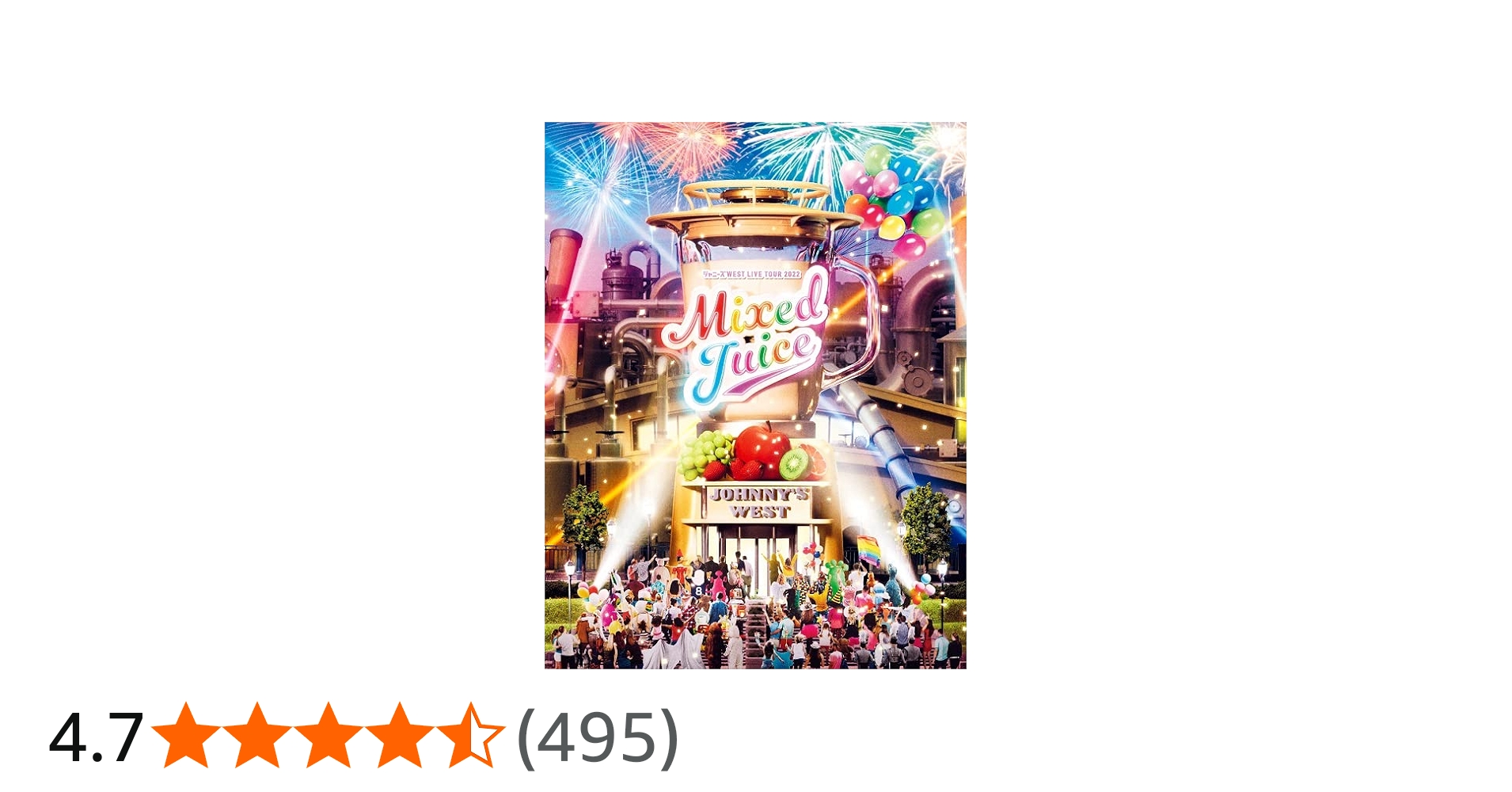 Amazon.co.jp: ジャニーズWEST LIVE TOUR 2022 Mixed Juice (初回生産
