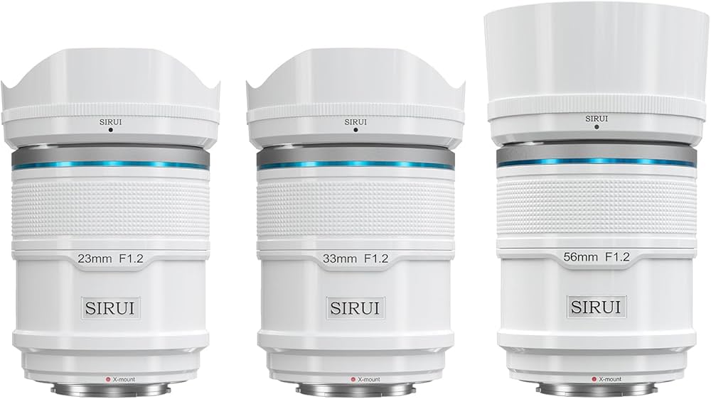 SIRUI Sniper F1.2 Auto Focus Lens Kit 23mm 33mm 56mm Wide Angle