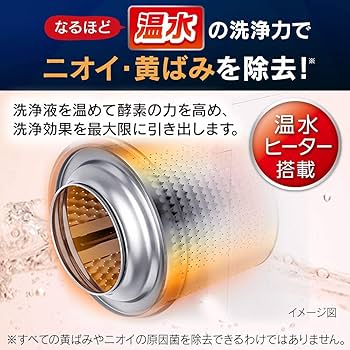 Amazon | アイリスオーヤマ ドラム式洗濯機 洗濯機 8kg 温水洗浄機能