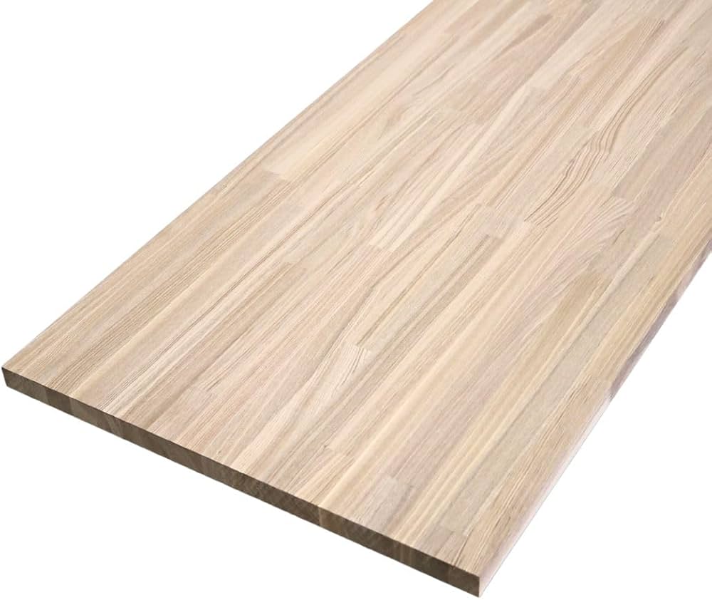 Amazon.co.jp: タモ集成材 天板 デスク テーブル 長さ500mm 厚み30mm