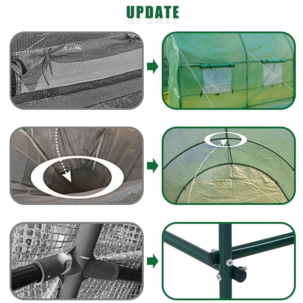 Amazon.com : FDW Portable Greenhouse (L9.83'xW6.42'xH6.33') Indoor