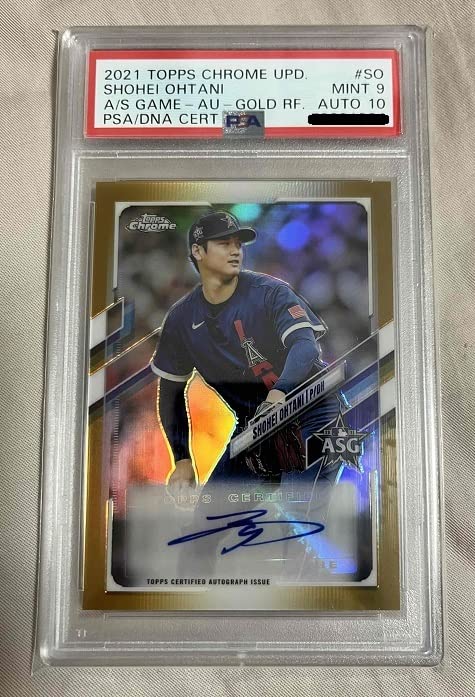 Amazon.co.jp: 50枚限定2021 Chrome Update 大谷翔平 直筆サインカード