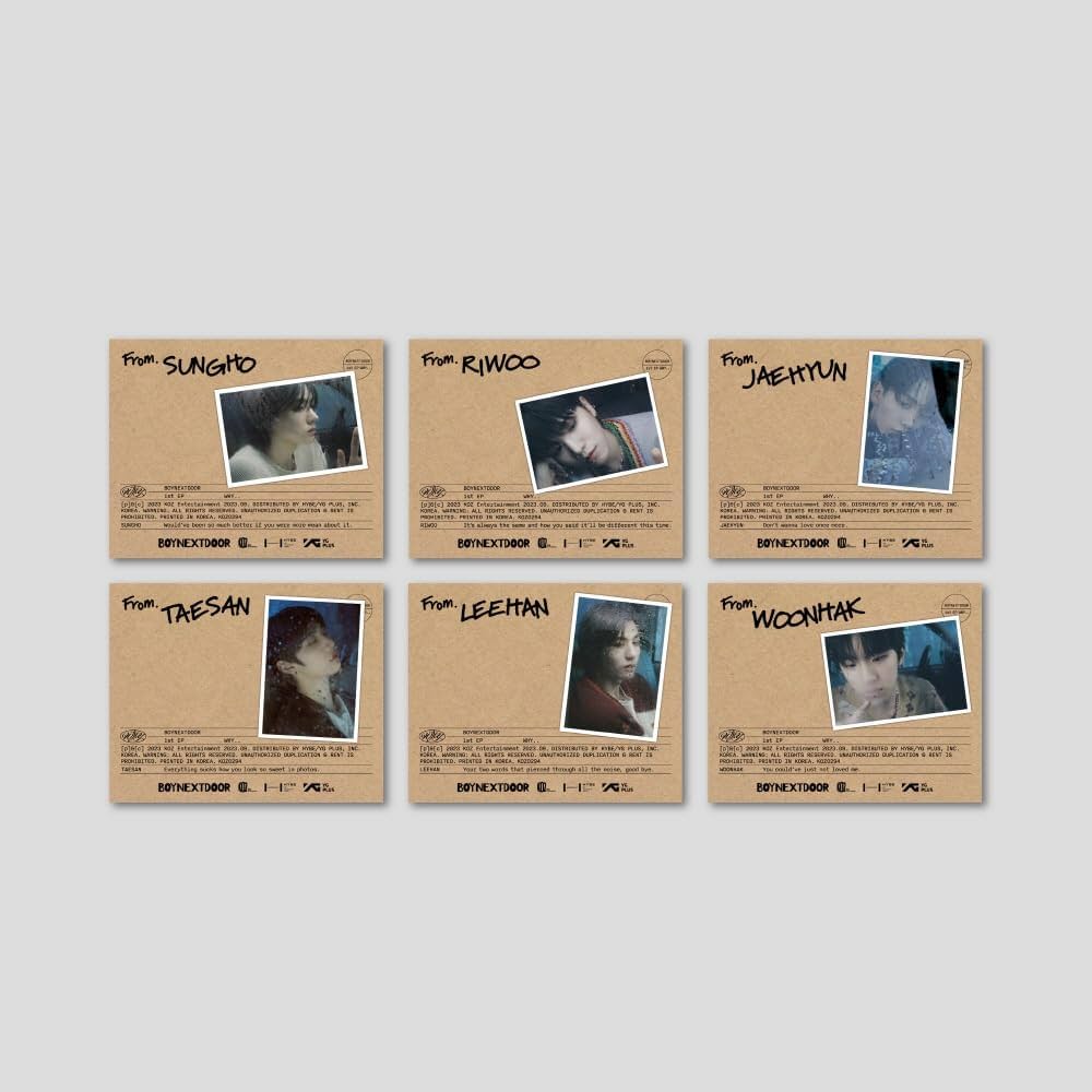 Amazon.co.jp: ボーイネクストドア BOYNEXTDOOR - 1st EP WHY Letter