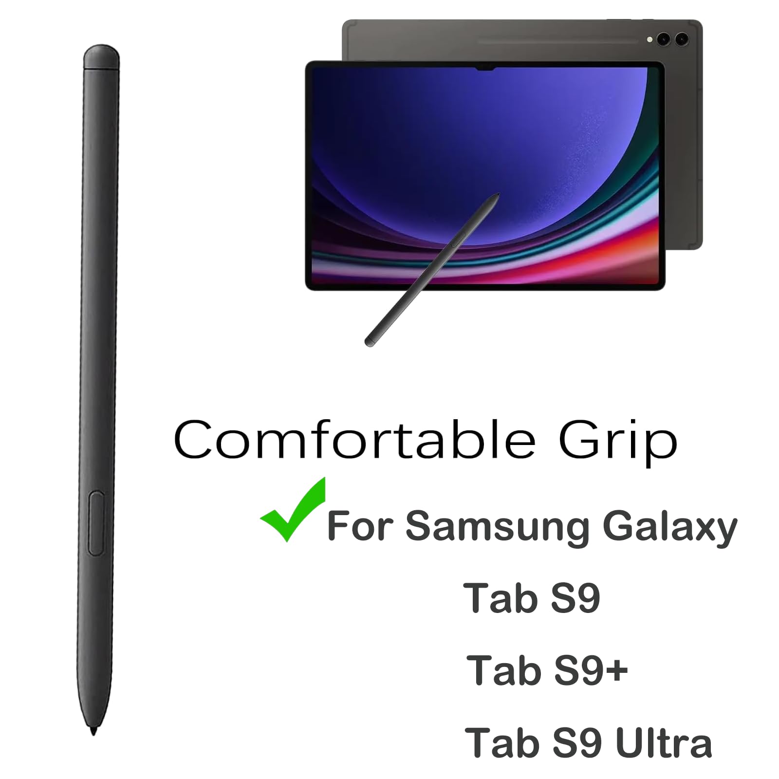 Amazon.com: Galaxy Tab S9 S Pen for Samsung Galaxy Tab S9/S9 Plus