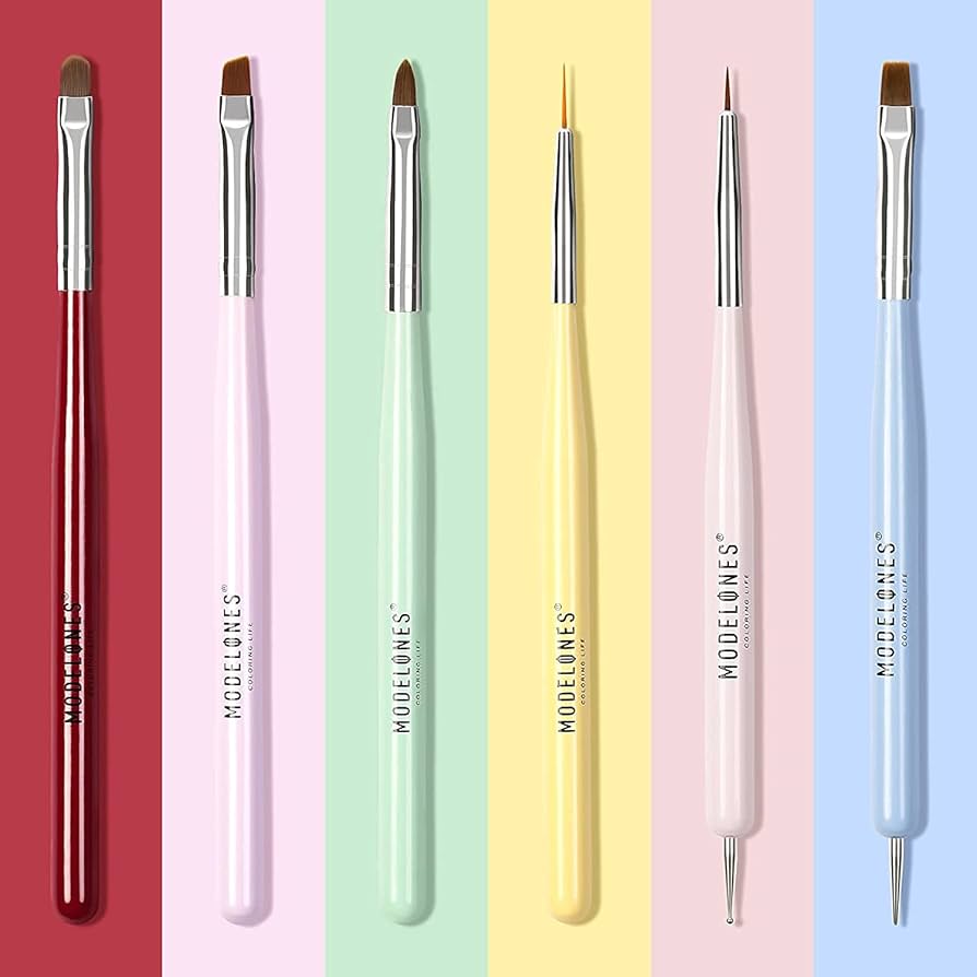 Amazon | Modelones ネイルブラシセット ネイル筆セット ジェルネイル