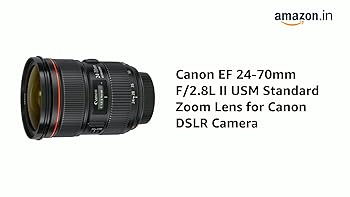 Canon EF 24-70mm F/2.8L II USM Standard Zoom Lens for Canon DSLR