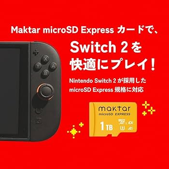 Amazon | Maktar microSD Expressカード 512GB 【 Nintendo Switch2