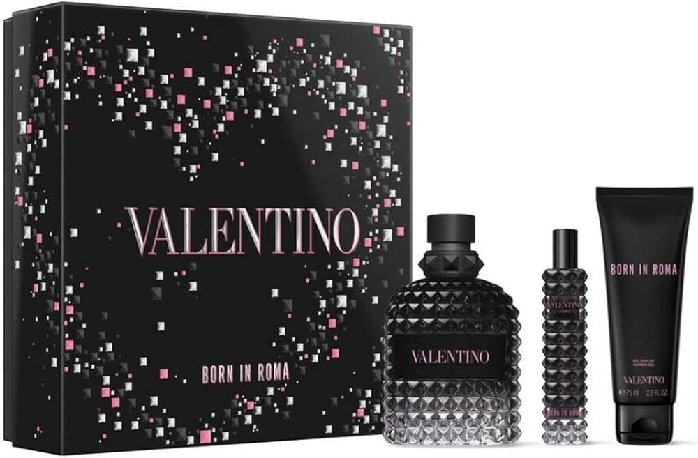 Amazon.com : Valentino Born in Roma Uomo Gift Set for Men (3pc
