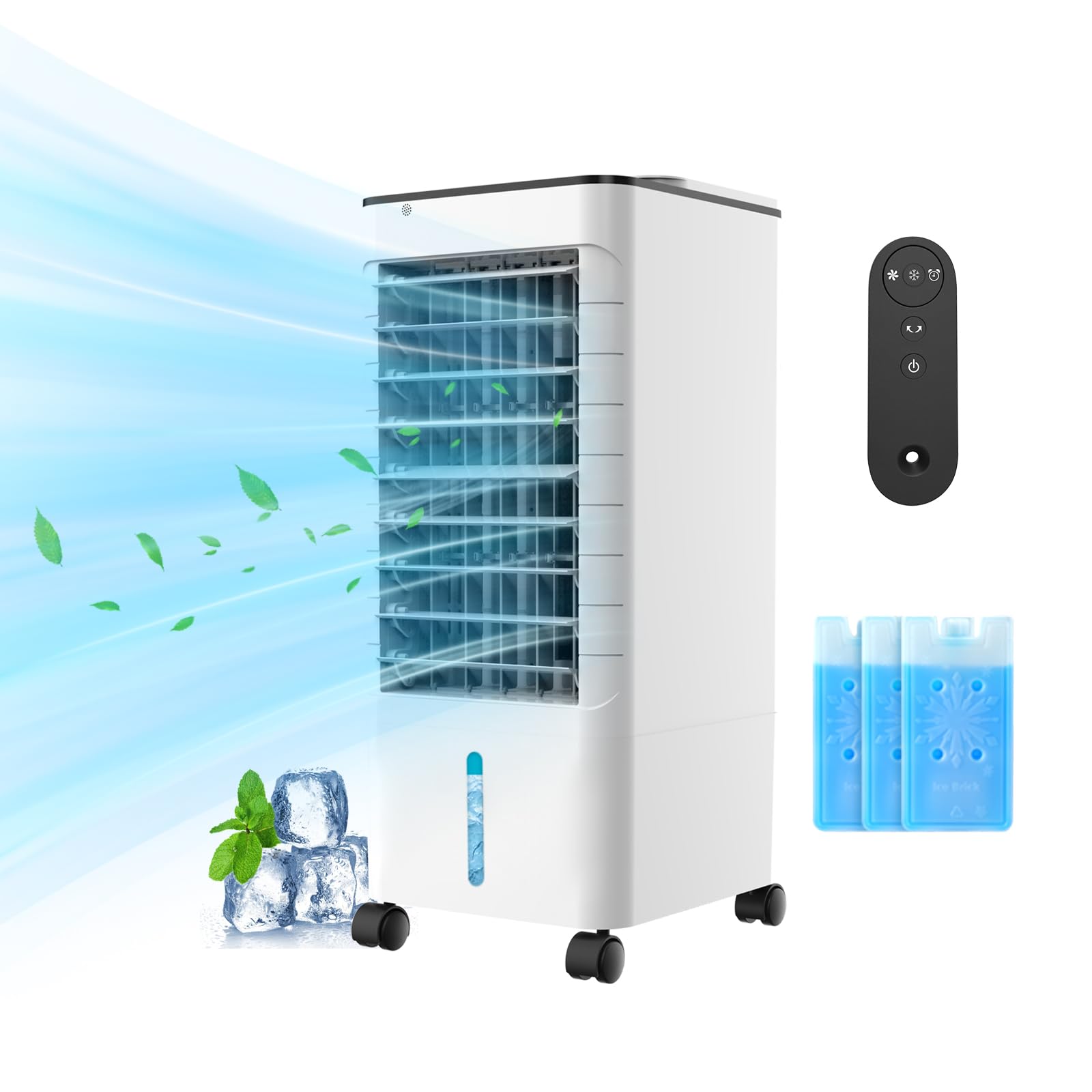 Amazon | 【2024年猛暑対策】冷風扇 Aironi ポータブル冷風機 65W 強力