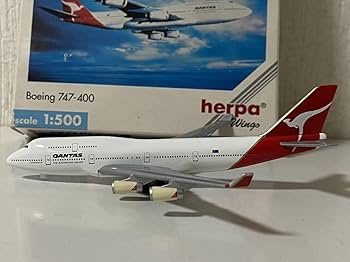 Amazon | ヘルパ ウィングス 1/500 クアンタス航空 ボーイング 747-700