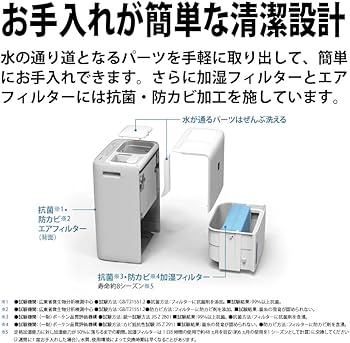 Amazon.co.jp: シャープ 加湿器 ハイブリッド HV-R120-W ホワイト 容量