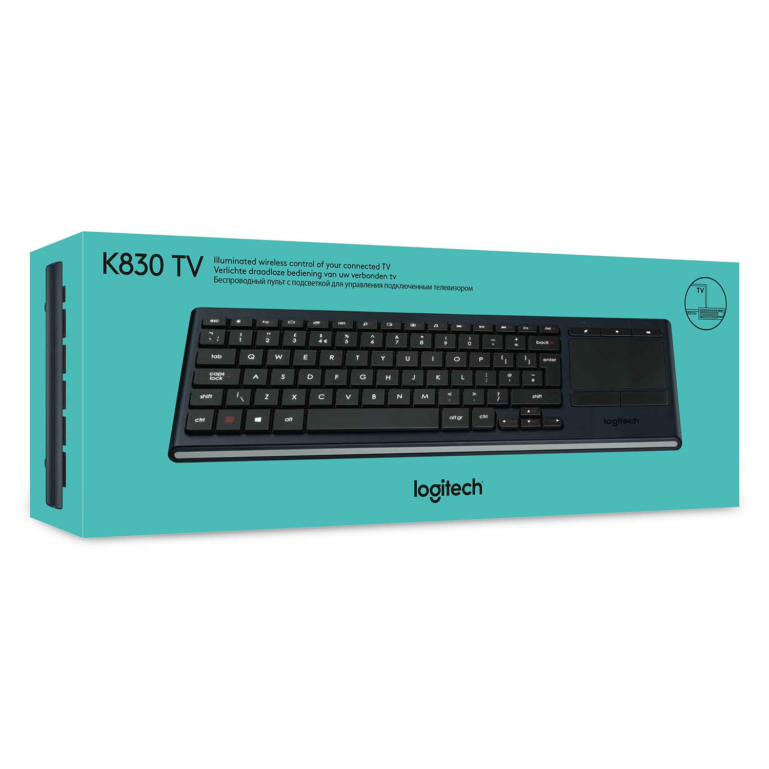 Amazon.co.jp: Logitech Illuminated Living-Room K830 - Keyboard
