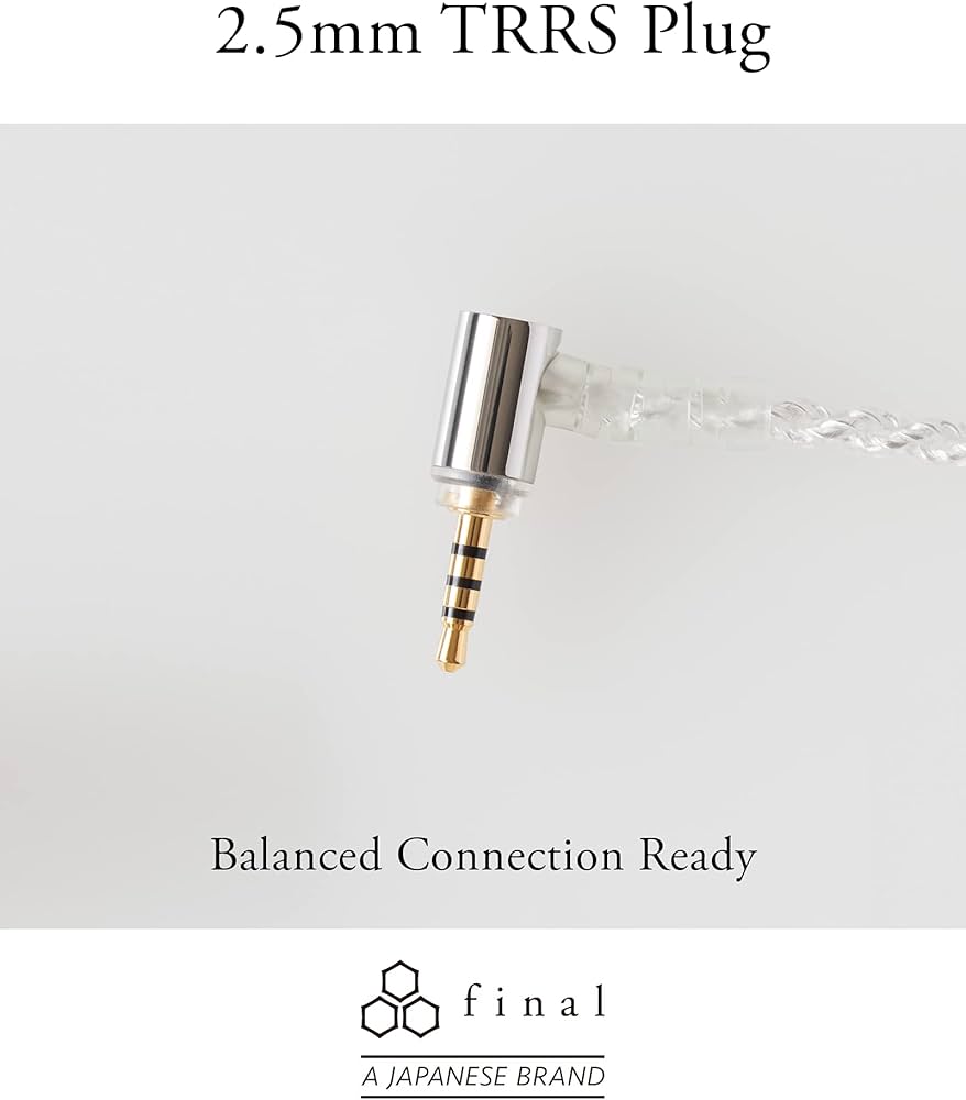 Amazon | final C106シルバーコードケーブル・高純度OFC・高伝送速度