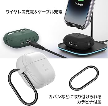 Amazon | araree AirPods Pro 2 ハイブリッド ケース ハード DUPLE