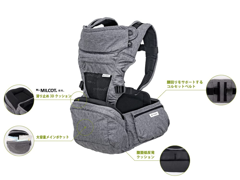 Amazon.co.jp: POLBAN PRIME ポルバンプライム 新生児から使えるヒップ