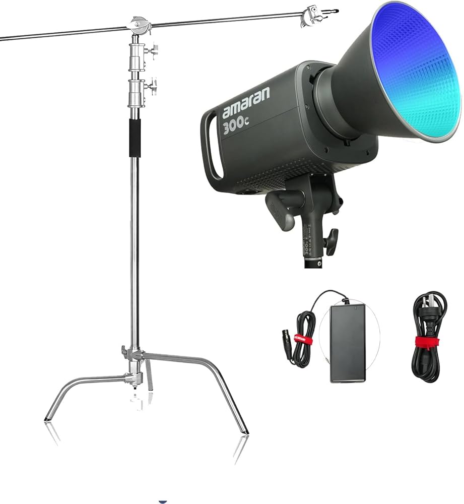 Amazon | Aputure Amaran 300C C スタンドキット付き,300W RGBWW