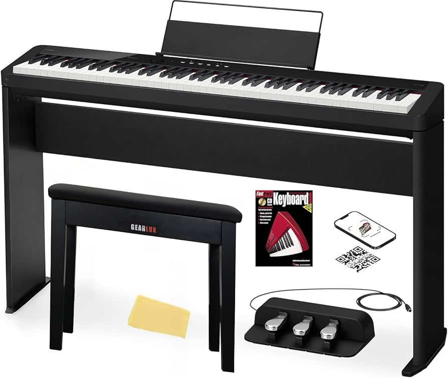 Amazon.com: Casio PX-S1100 Privia Digital Piano - Black Bundle
